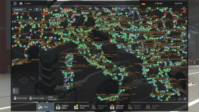 ALL CITIES WITH COUNTRY IDENTIFICATION ETS2 02 12 2025 v1.0 1.50 1.57