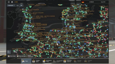 ALL CITIES WITH COUNTRY IDENTIFICATION ETS2 02 12 2025 v1.0 1.50 1.57
