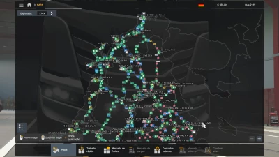 ALL CITIES WITH COUNTRY IDENTIFICATION ETS2 02 12 2025 v1.0 1.50 1.57