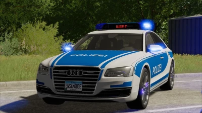 Audi A8 D4 2015 police support vehicle v1.0.0.1