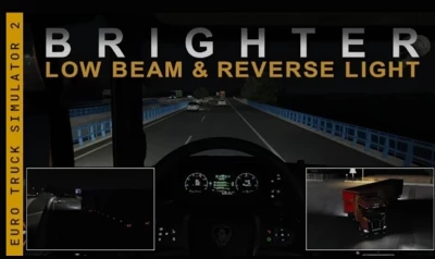 Brighter Low Beam & Reverse Lights v1.5.8 1.57x