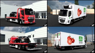 DAF LF Euro VI + Jumbo Trailer v6.0