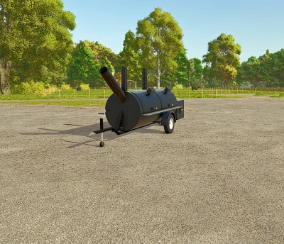 FS25 Custom BBQ Pit Trailer v1.0.0.0