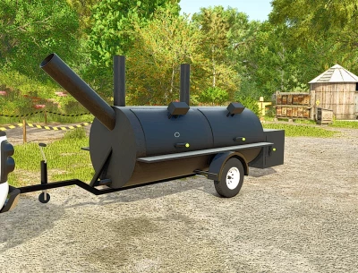 FS25 Custom BBQ Pit Trailer v1.0.0.0