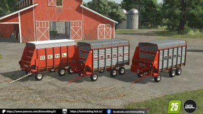 FS25 Gehl forage box pack v1.0.0.0