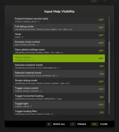 FS25 Hide Help Texts v1.0.0.0