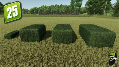 Grass/Hay Bale Textures v1.0.0.0