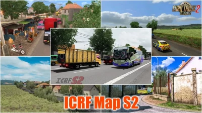 Map ICRF Reworked only for ETS2 1.57