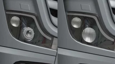 Mercedes Actros 2014 Tuning Headlights 1.57