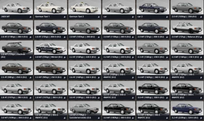 Mercedes-Benz W124 1980-1990s Pack v1.0