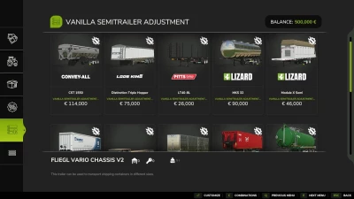 Vanilla Semitrailer Adjustment v1.0.0.0