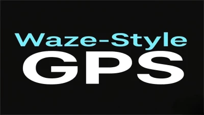 Waze Style GPS Navigation Colors – Realistic Dark Mode V1.8