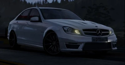 2013 Mercedes-Benz W204 \ C63 AMG \ Black 0.34х