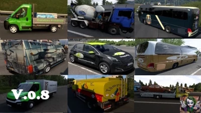 210 AI Traffic Vehicle Paint-Job Pack by Joker v0.8
