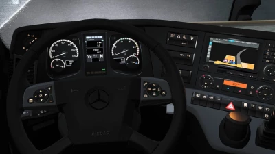 Actros Plus: New Actros MP4 Cabin Overhaul v1.2.3