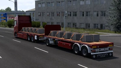 Add Cargo Trailer and Truck Tandem Flemming v1.0