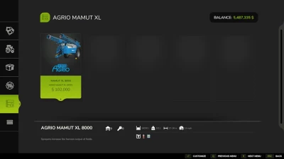 Agrio Mamut XL v1.0.0.0