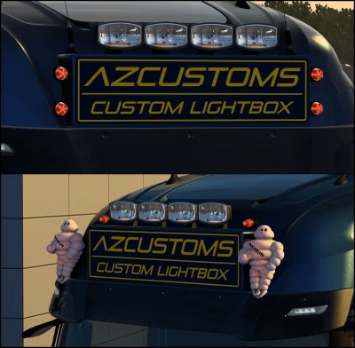 Big Lightbox for SCS Iveco S-Way v1.0