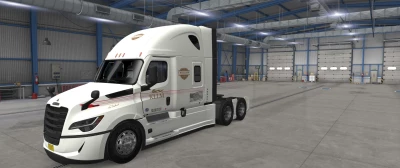 Cascadia RR Cab KLLM Skin White v1.0
