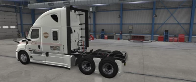 Cascadia RR Cab KLLM Skin White v1.0