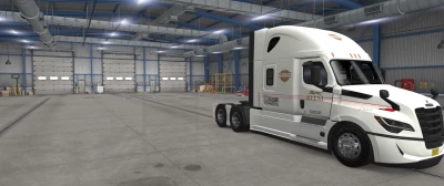 Cascadia RR Cab KLLM Skin White v1.0