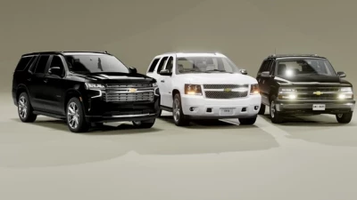 Chevrolet Tahoe and subarban All Gen Pack v1.0