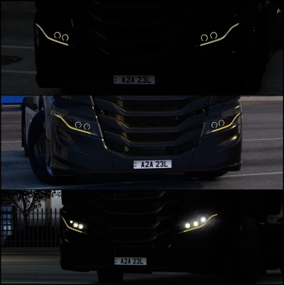 Custom Headlight for SCS Iveco S-Way v1.0