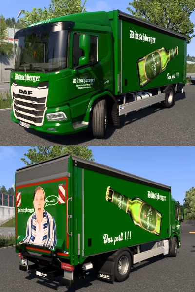 Dittschberger-Skin for DAF XD Rigid/Gastro and Trailers v1.0