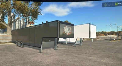 Enclosed race hauler and stacker trailer v1.0.0.0