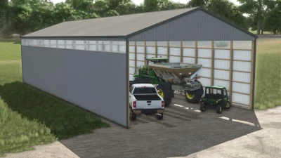FS25 40x97 Open End Shed v1.0.0.0