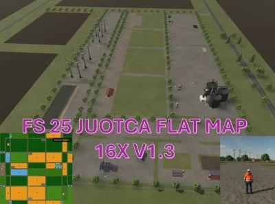 FS25 Juotca Flat Map 16X V1.3.0.0