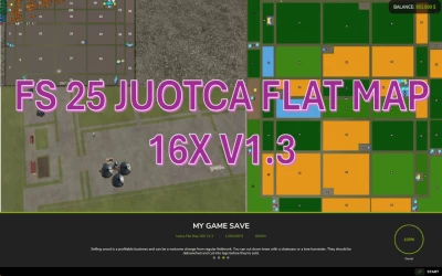 FS25 Juotca Flat Map 16X V1.3.0.0