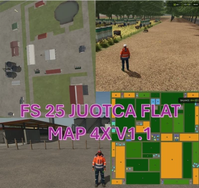 FS25 Juotca Flat Map 4X V1.1