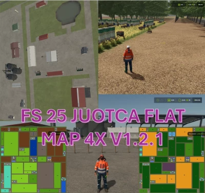 FS25 JUOTCA FLAT MAP 4X V1.2.1