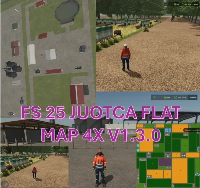FS25 JUOTCA FLAT MAP 4X V1.3.0.0