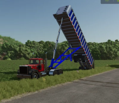 FS25 Lizard frameless end dump for pc V3.0