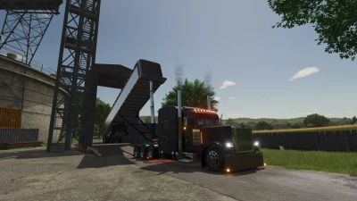 FS25 Lizard frameless end dump for pc V3.0