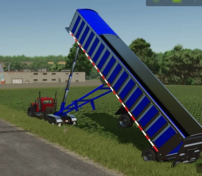 FS25 Lizard frameless end dump for pc V3.0