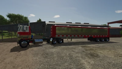 FS25 Lizard frameless end dump for pc V3.0