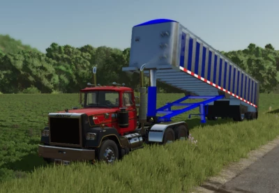 FS25 Lizard frameless end dump for pc V3.0