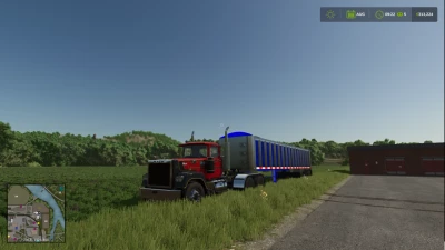 FS25 Lizard frameless end dump for pc V3.0