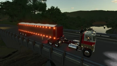 FS25 Lizard frameless end dump for pc V3.0