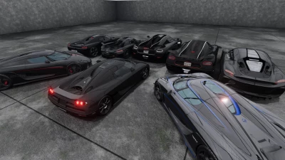 High Quality Pack Koenigsegg BeamNG v1.0