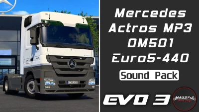 MB Actros MP2-MP3 440 OM501 Sound Pack v1.1