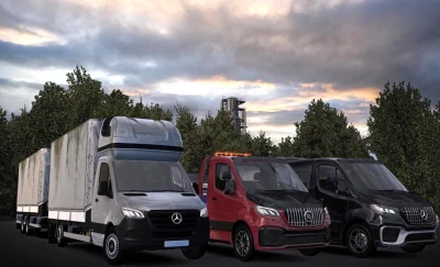 Mercedes-Benz Sprinter Tourer Megamod v1.53