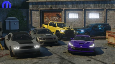 Mopar Car Pack [11+ HQ CARS] BeamNG V1.1 V0.34