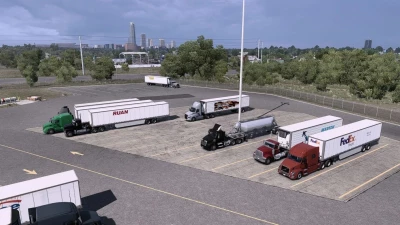 More various parked trucks & trailers v26.02.25