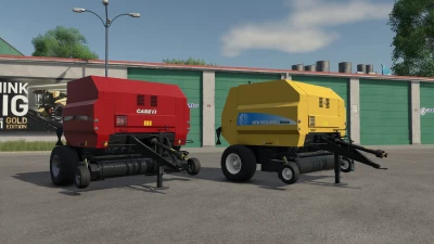 New Holland BR 6090 And Case RB 344 v1.0.0.0