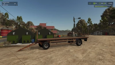 Old bale flatbed trailer v1.0.0.0