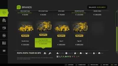 Ropa Tiger 6S Big Field Edition v1.0.0.0